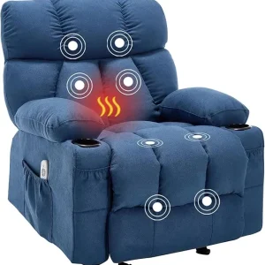 Massage Rocker Recliner Chair with Heat and Vibration