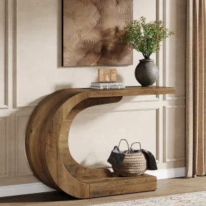 Tribesigns 43.3" Mid-Century Modern Console Table